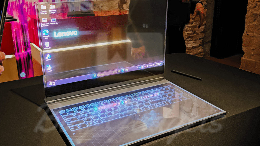 Transparent Laptop